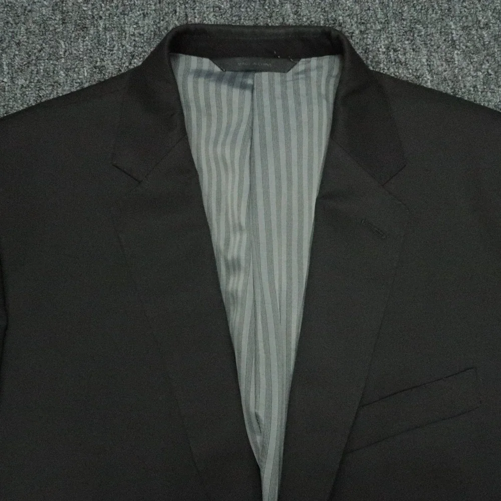 Banana Republic‎ Blazer Mens Black 42L Marzotto Wool Sport Coat Jacket